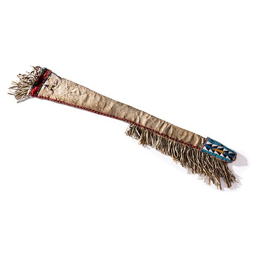 Northern Plains Beaded Hide Rifle Scabbard