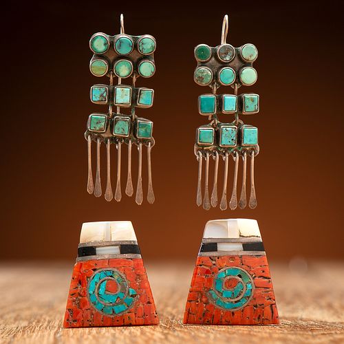 Zuni and Pueblo Earrings