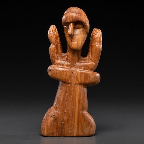 Patrocino Barela (New Mexican, ca 1900-1964) Carved Bulto