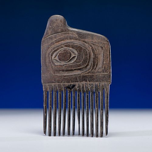 Haida Carved Baleen Comb
