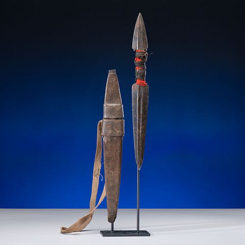 Tlingit Double-Ended Dagger with Sheath