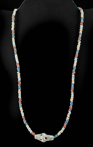 Egyptian Faience Bead Necklace