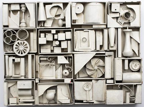 Attributed to Louise Nevelson Modern Sculpture
