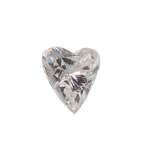 DIAMANTE SIN MONTAR   1 Diamante corte corazón ~0.45 ct Calidad comercial.