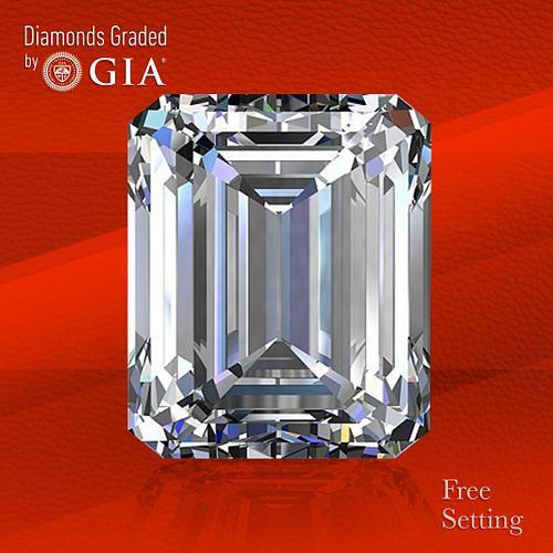 1.56 ct, D/FL, TYPE IIa Emerald cut Diamond. Unmounted. Appraised Value: $42,400 