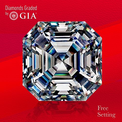 7.06 ct, G/VS1, Square Emerald cut Diamond. Unmounted. Appraised Value: $529,500 