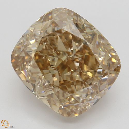 4.21 ct, Natural Fancy Brown Orange Even Color, VVS2, Cushion cut Diamond (GIA Graded), Unmounted, Appraised Value: $76,500 