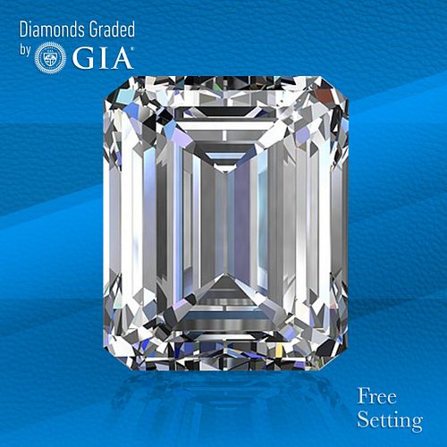 3.00 ct, F/VVS1, Emerald cut Diamond. Unmounted. Appraised Value: $139,100 