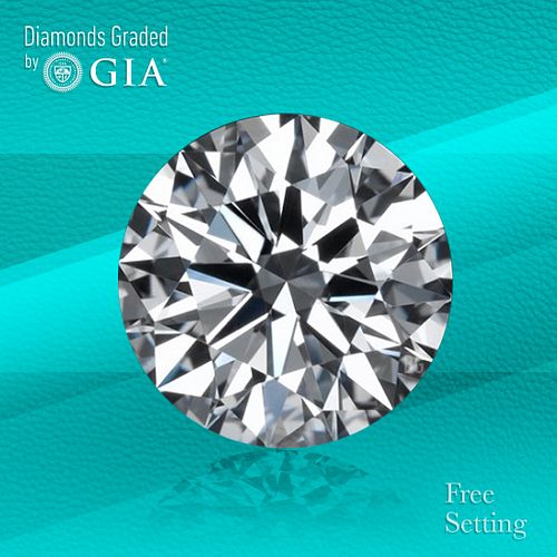 1.31 ct, D/FL, TYPE IIa Round cut Diamond. Unmounted. Appraised Value: $45,000 