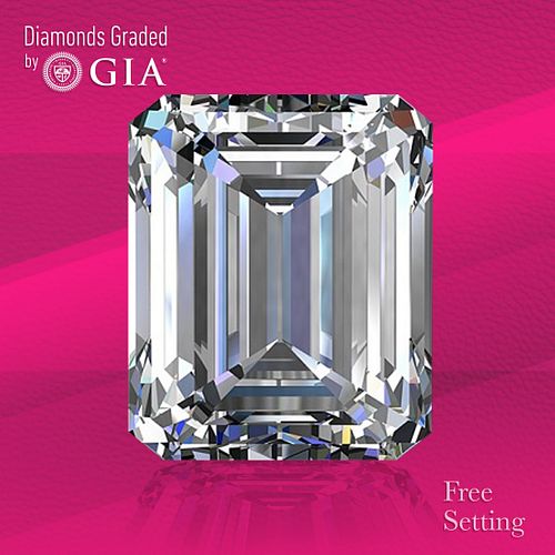 2.10 ct, D/FL, Emerald cut Diamond. Unmounted. Appraised Value: $84,500 