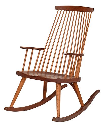 Thomas Moser Windsor Style Cherry Rocking Chair