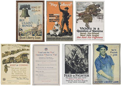 Seven United States War Posters