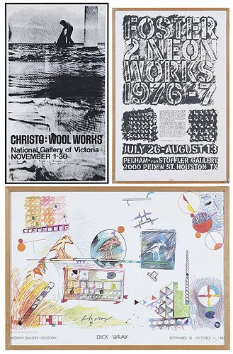 Three Signed Exhibition Posters
