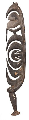 Carved Wood Kamanggabi Cult Hook Yipwon Figure