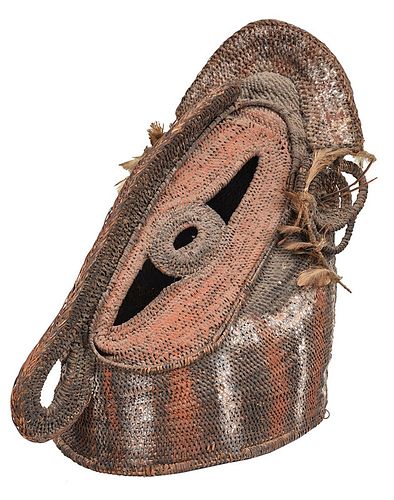 Papua New Guinea Abelam Basketry Mask