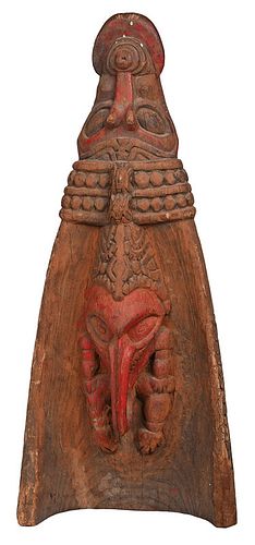 Papua New Guinea Figural Canoe Prow