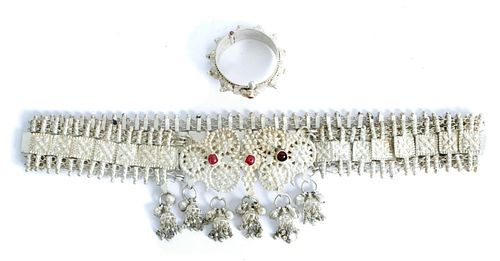 Old High Grade Silver Ceremonial Wedding Jewelry