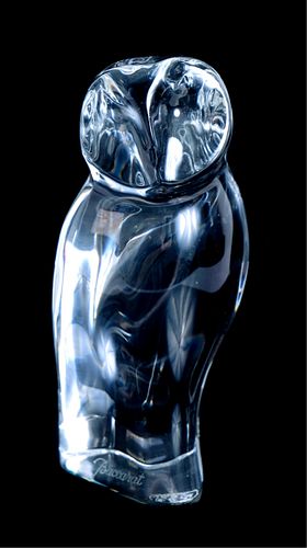 Baccarat Crystal Owl figurine