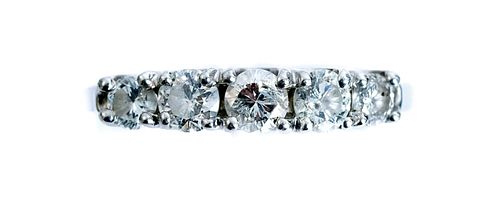 Platinum Diamond Engagement Ring Band