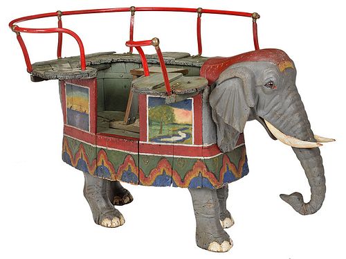 Friedrich Heyn Attributed Elephant Carousel Ride