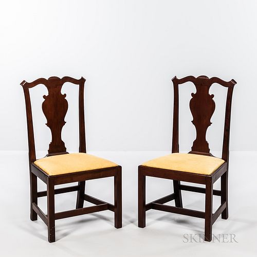 Pair of Cherry Side Chairs