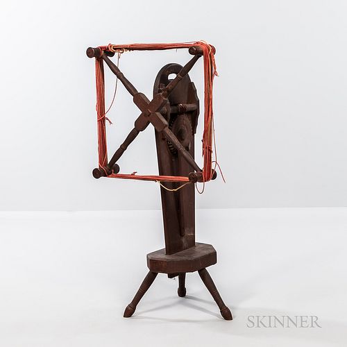 Red-painted Yarn Winder