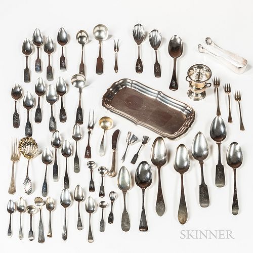 Group of Sterling and Coin Silver