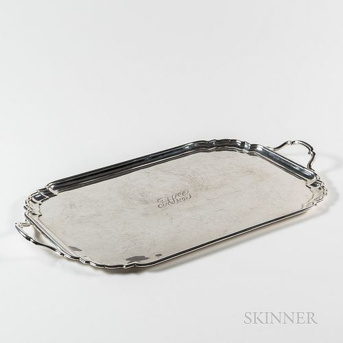 Currier & Roby Sterling Silver Tea Tray