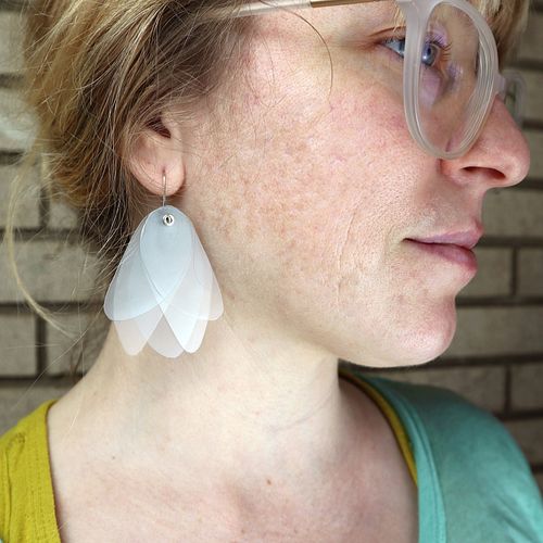 Moth - Single-use plastic Earrings