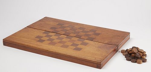 Folding Sailor's Checkerboard Box