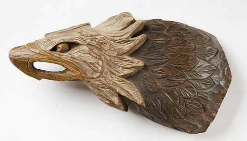 Carved Eagle Head