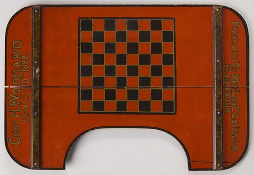 Checkers on a Lapboard