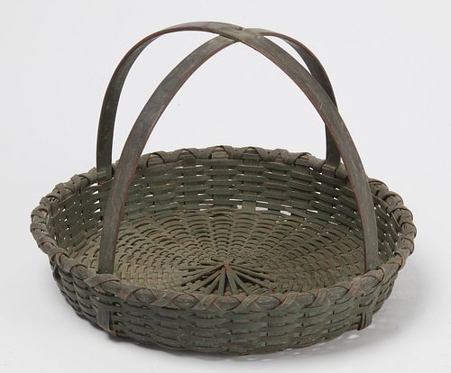 Fine Shenandoah Valley Painted Basket
