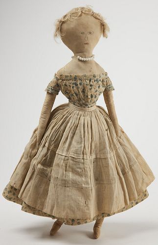 Large Early Cloth Doll