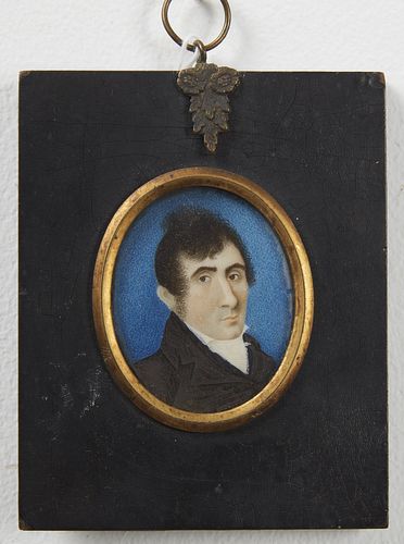 Fine Miniature Portrait of a Gentleman 1791