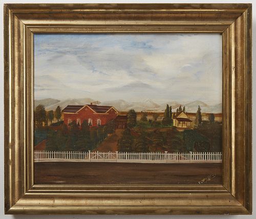 19th Century Farm scene Painting