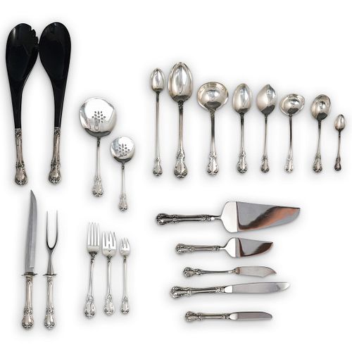 (132 Pc) Towle "Old Master" Sterling Silver Flatware Set