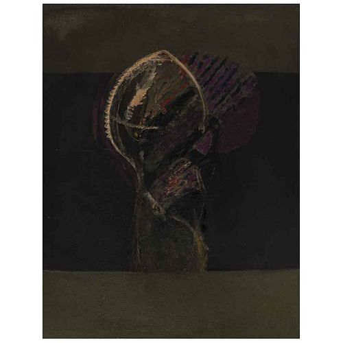EDUARDO ZAMORA, Metamorfosis de un grito, 1966, Unsigned, Acrylic on canvas, 51.1 x 39.3" (130 x 100 cm)