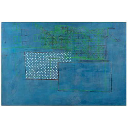 CECILIA BARRETO, Síntesis espectacular 4, Unsigned, Acrylic and polymer resin on industrial canvas, 39.3 x 59" (100 x 150 cm), Certificate