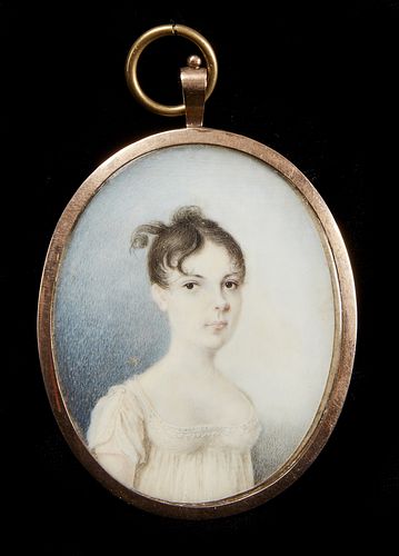 Early Portrait Miniature of a Lady
