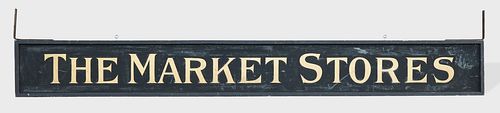 Trade Sign - MARKET STORES - double-sided