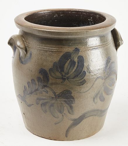 Three Gallon Stoneware Jar Attributed to S. Bell