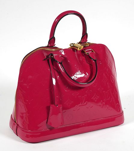 Louis Vuitton Vernis Alma Patent Leather Handbag