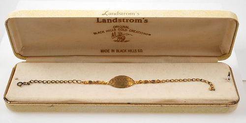 LANDSTROM'S Black Hills Gold 10K Bracelet