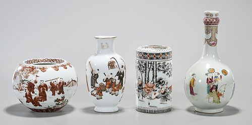 Group of Four Various Chinese Porcelain Pieces