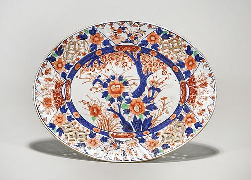 Japanese-Style Porcelain Platter