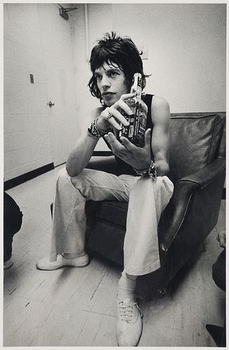 JIM MARSHALL, Mick Jagger, Jack Daniels Photograph