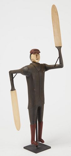 Whirligig Figure of a Man with Red Bootsï¿½