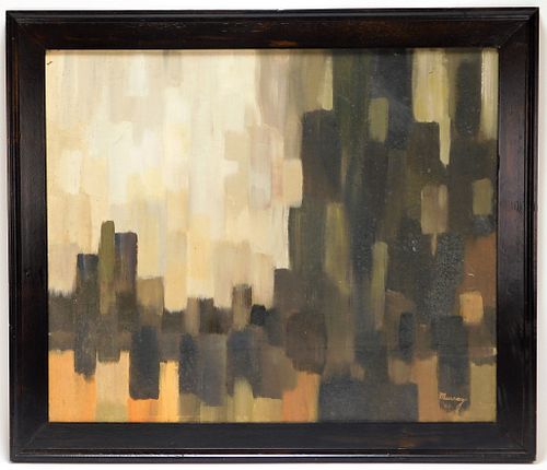 Robinson Murray Abstract Cityscape Painting