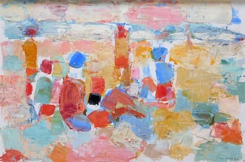Friso Ten Holt Abstract Expressionist Painting